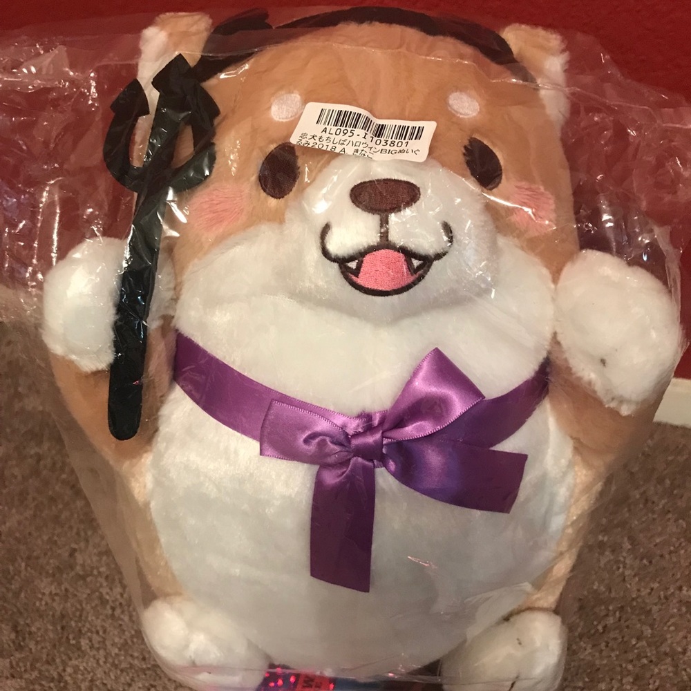 Big Halloween Mochishiba Shiba Plush Rare